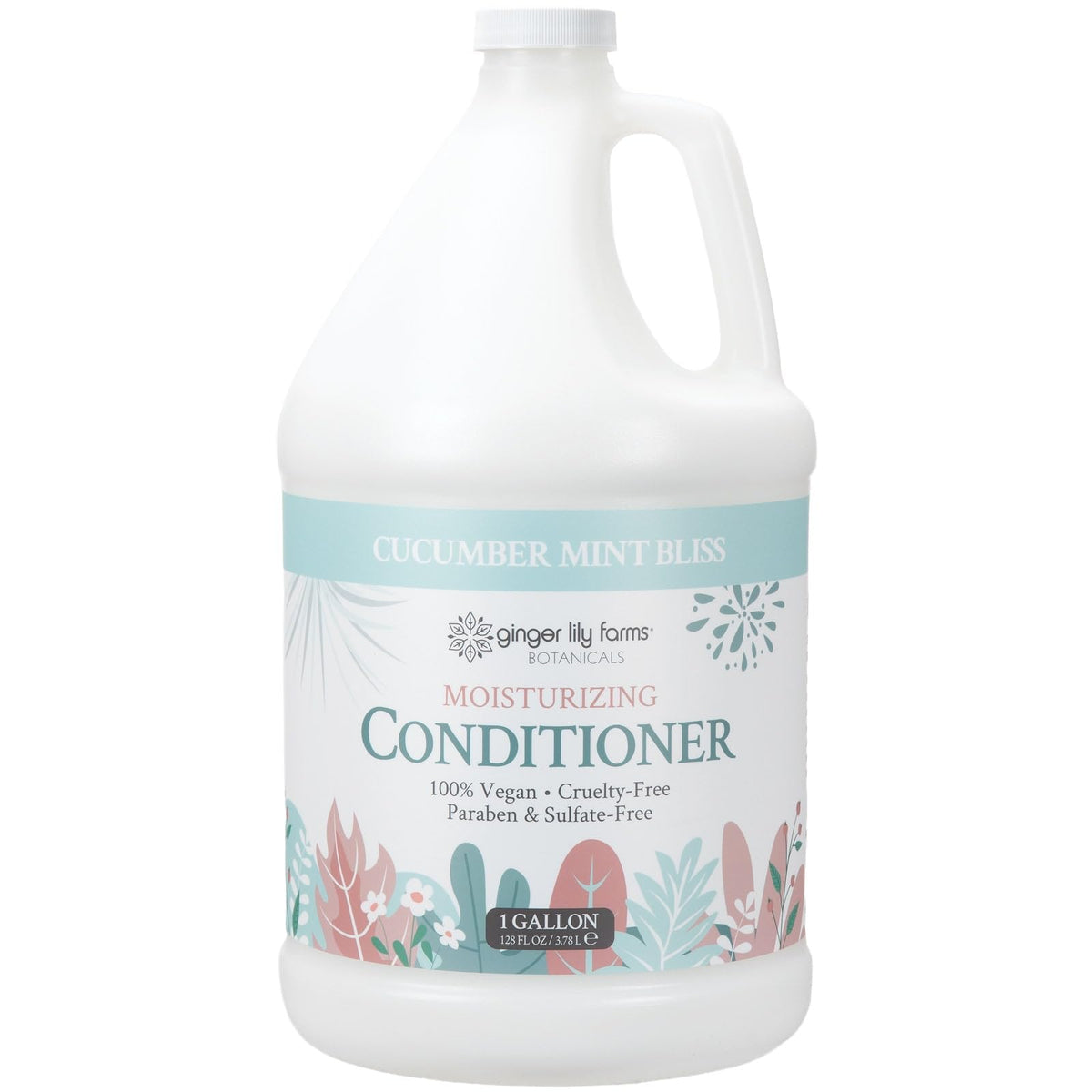 Ginger Lily Farms Botanicals Moisturizing Conditioner bottle pour for smooth, hydrated hair