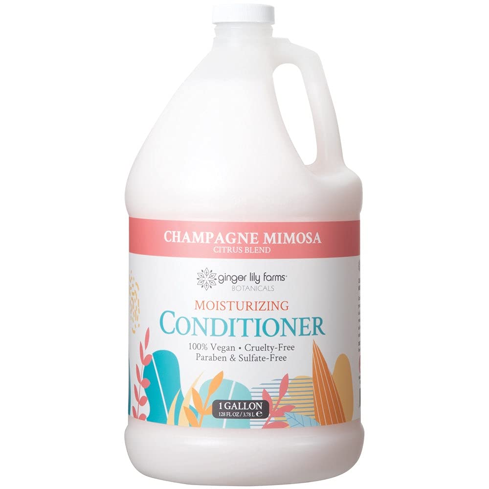 Ginger Lily Farms Botanicals Moisturizing Conditioner bottle shows weightless hydration for dry hair.