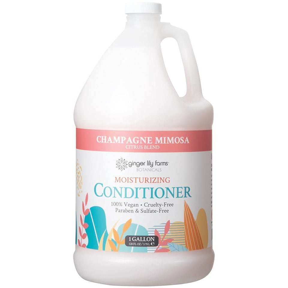 Ginger Lily Farms Botanicals Moisturizing Conditioner bottle shows weightless hydration for dry hair.