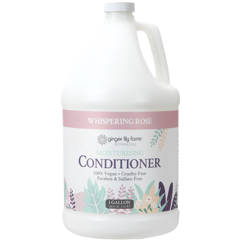Ginger Lily Farms Botanicals Moisturizing Conditioner bottle delivers weightless hydration for all hair types.