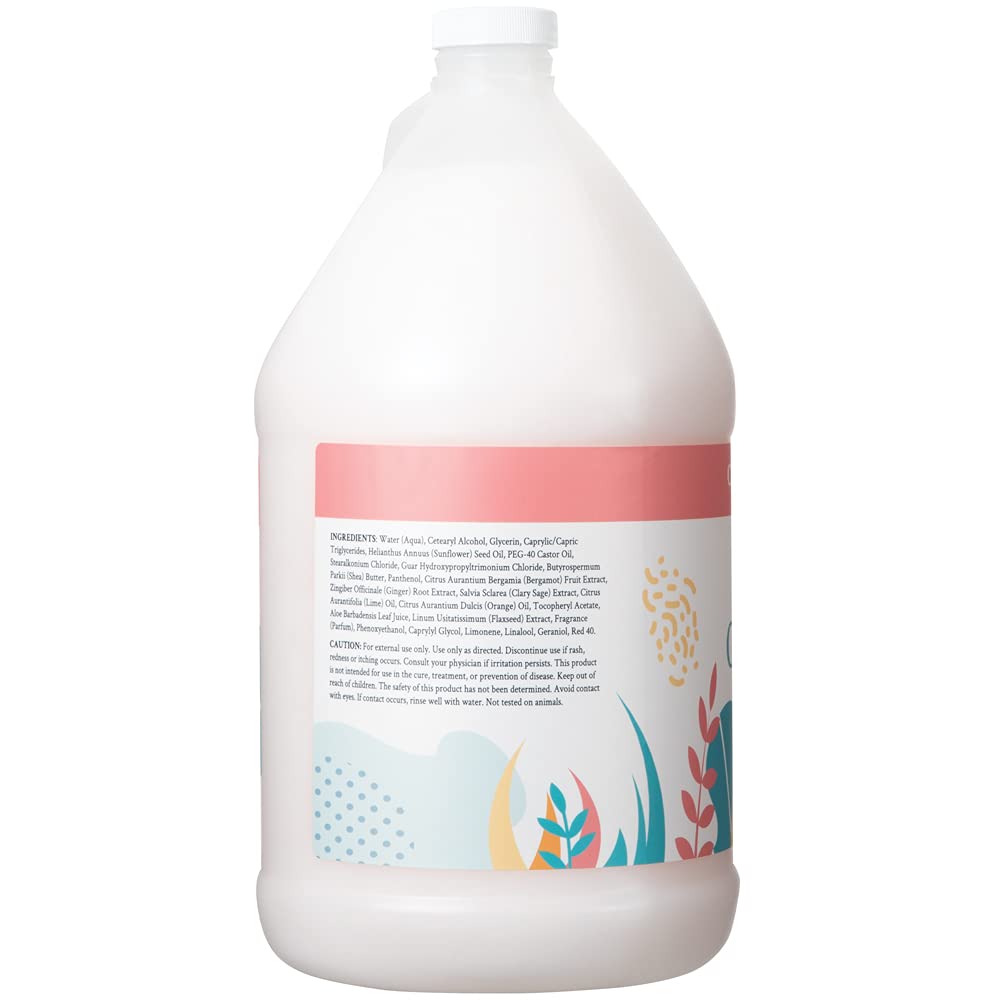 Ginger Lily Farms Botanicals Moisturizing Conditioner pour demonstrates quick absorption and smooth results.