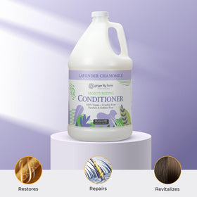 Soft, shiny, and silky hair after using Ginger Lily Farms Botanicals conditioner