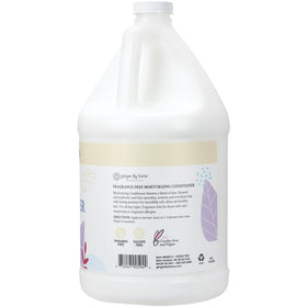 Texture close-up of Ginger Lily Farms Botanicals conditioner showing lightweight hydration