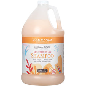 Ginger Lily Farms Botanicals shampoo lather on hair for lasting moisture