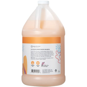 Ginger Lily Farms Botanicals Coco Mango branding close-up highlighting tropical aroma
