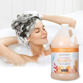 Natural ingredients blend aloe flaxseed and vitamin B5 for nourished roots