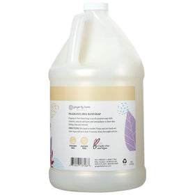 Close-up of Ginger Lily Farms Botanicals fragrance-free hand soap producing a silky lather.