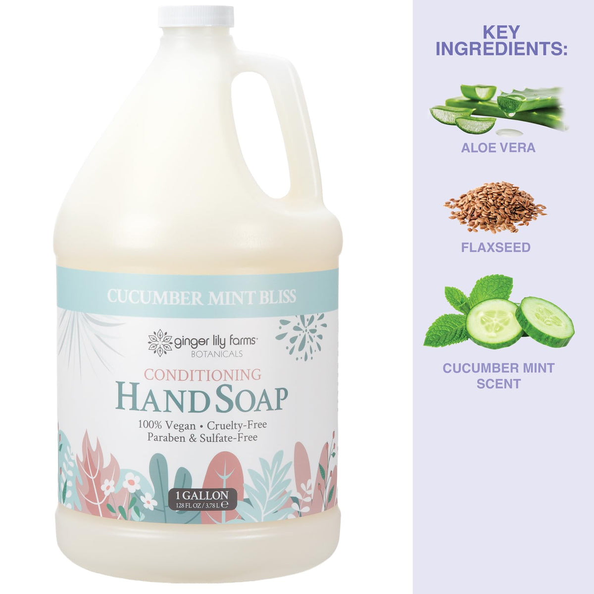Paraben-free, toxin-free hand soap by Ginger Lily Farms Botanicals