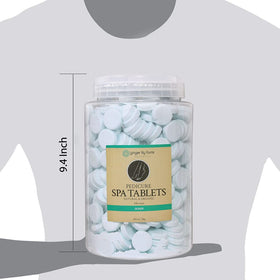 Ginger Lily Farms 500-count Pedicure Spa Tablets provide a long-lasting supply for routines.
