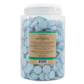 Ginger Lily Farms Pedicure Spa Tablets with organic jojoba oil to replenish moisture during a soak.