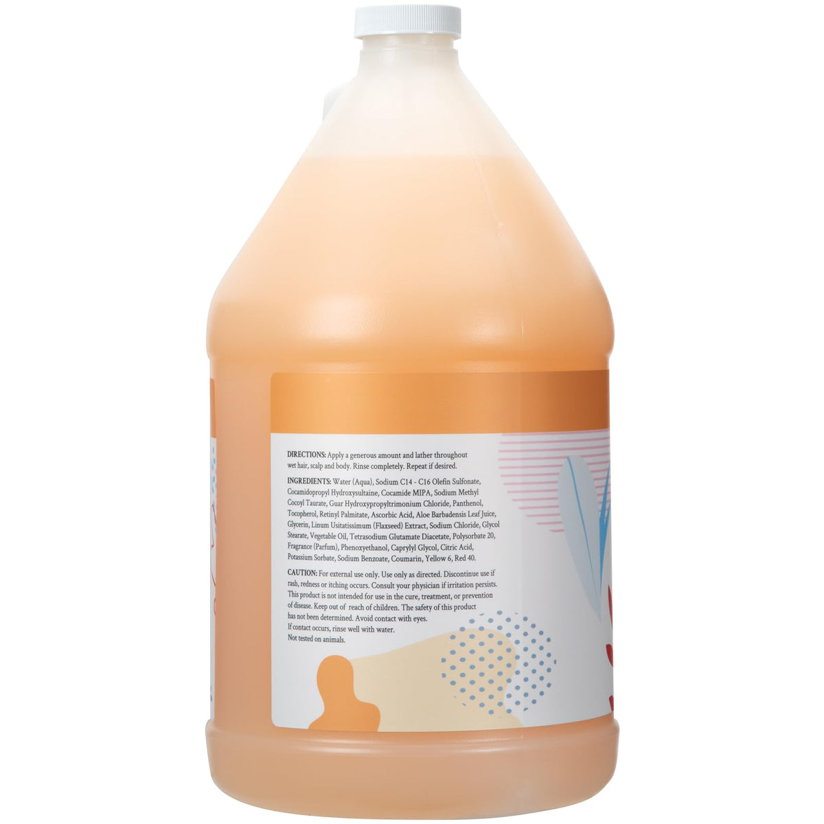 Ginger Lily Farms refill gallon 128 oz emphasizing eco-friendly packaging.