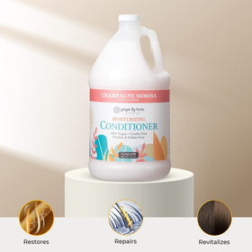 Ginger Lily Farms Botanicals Shower dispensing setup for easy application in the shower.