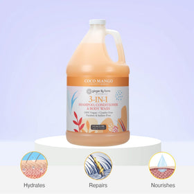 Ginger Lily Farms vegan cruelty-free logo bottle showing ethical skincare.