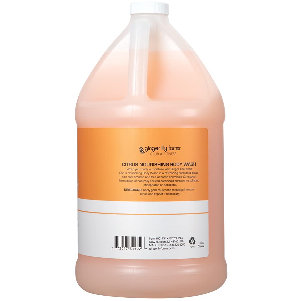 Ginger Lily Farms citrus scent with orange and lime after workouts.