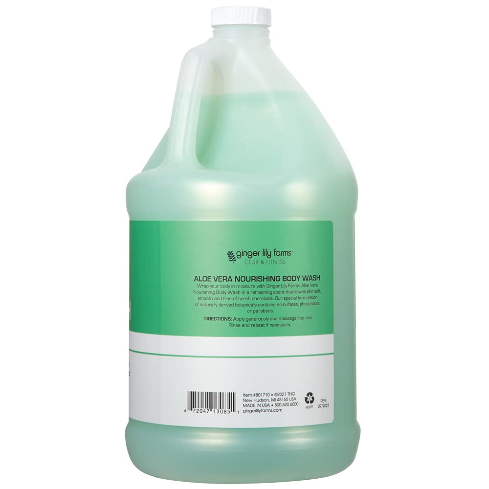 Ginger Lily Farms body wash delivers creamy lather for a soothing cleanse and softer skin.