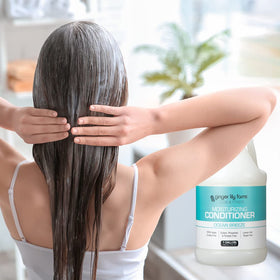 Ginger Lily Farms Club & Fitness bottle label highlights paraben-free formula