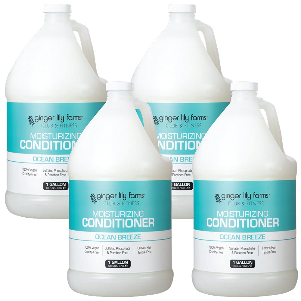 Ginger Lily Farms Club & Fitness conditioner bottle for lightweight hydration