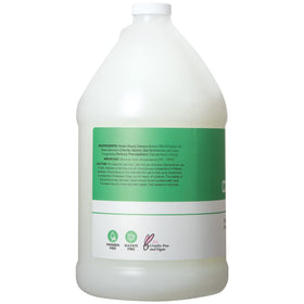 Ginger Lily Farms conditioner on a dispenser station in a gym or spa.