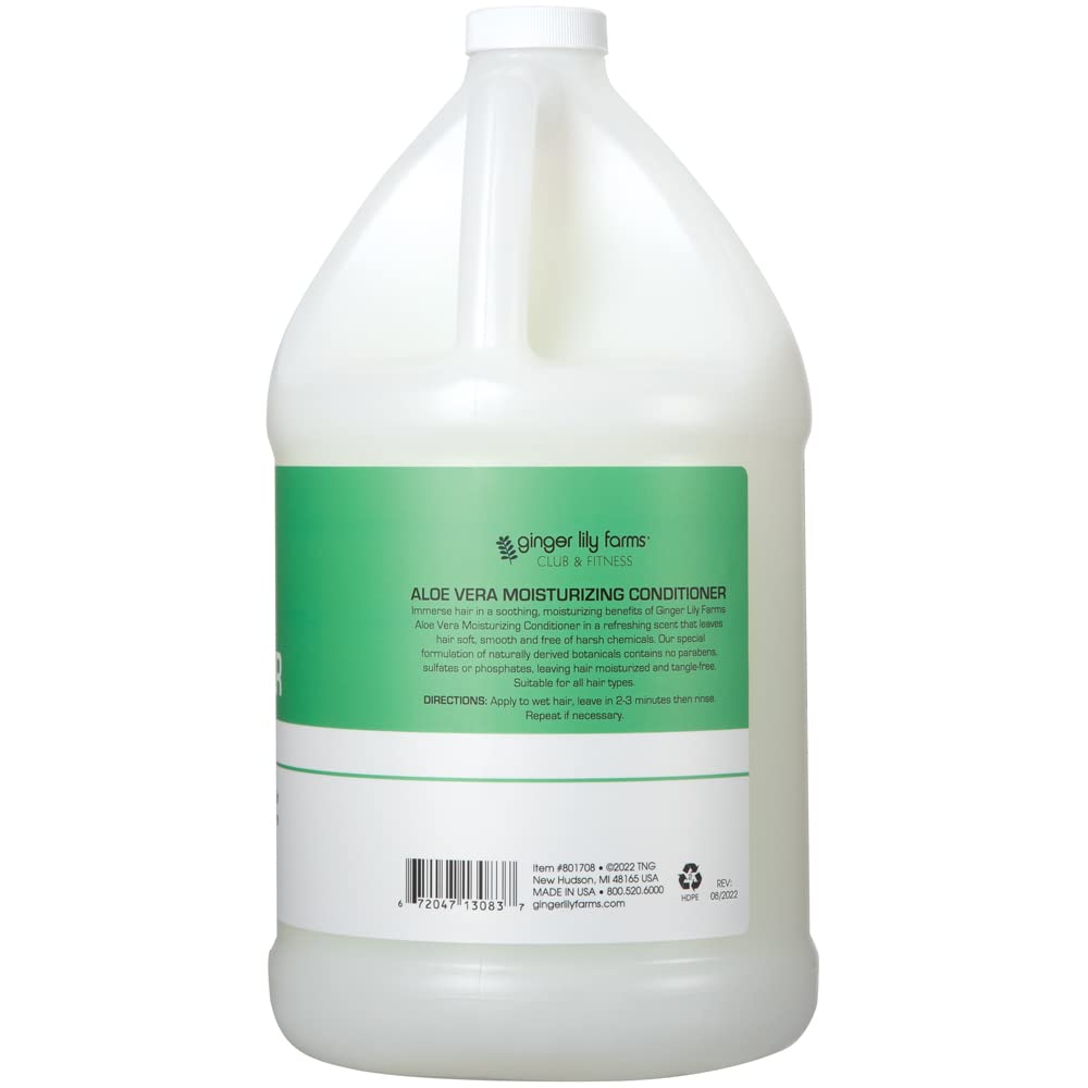Ginger Lily Farms conditioner refill pack shown for eco-friendly refills.