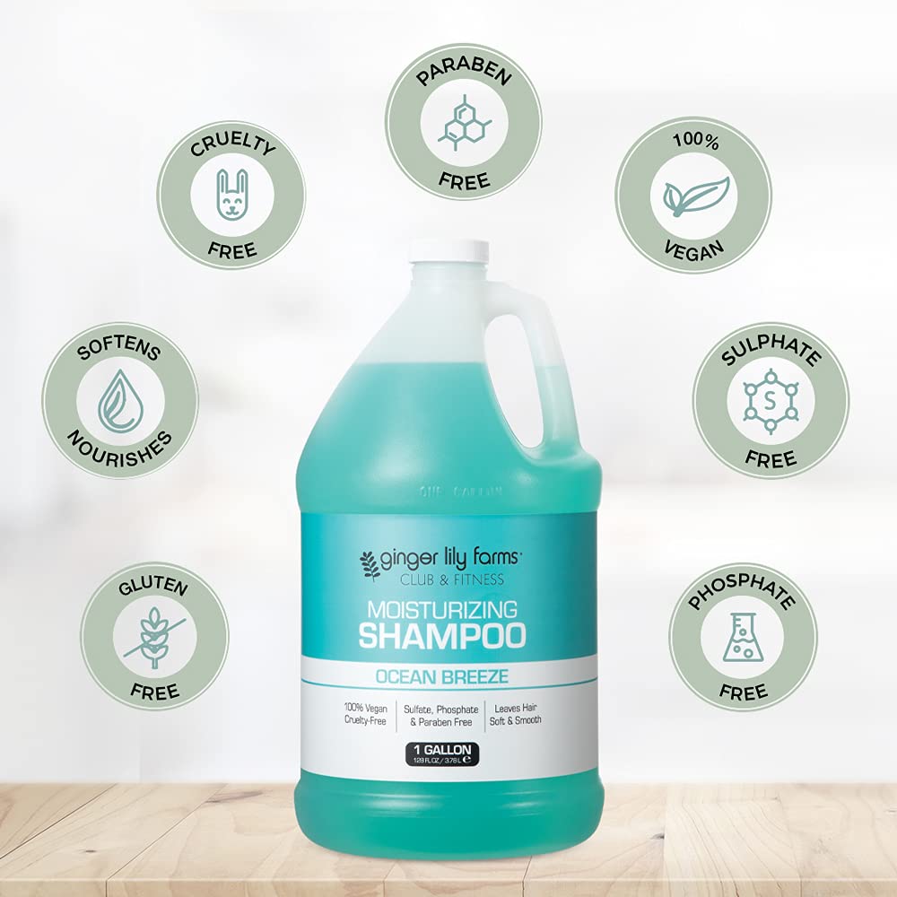 Pack of 4 bottles ready for locker rooms or studios