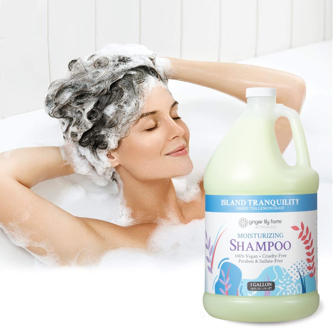 Ginger Lily Farms gluten-free paraben-free formula for gentle daily cleansing.