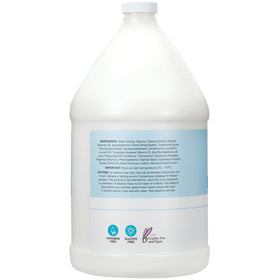 Ginger Lily Farms lotion label featuring rain water scent for a refreshing feel