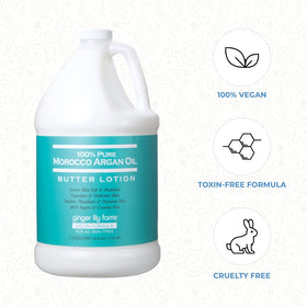 Ginger Lily Farms argan aroma lingering after application