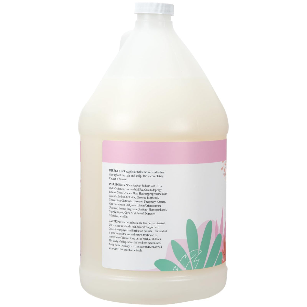 Ginger Lily Farms Vanilla Sugar Bliss shampoo gallon refill emphasizes eco-friendly refill packaging