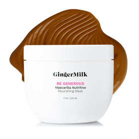 Ginger Milk Deep Repair Mask jar front showing rich texture for dry hair nourishment