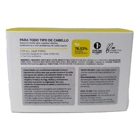 Ginger Milk Hair Growth Ampoule bottle label shows natural ingredients