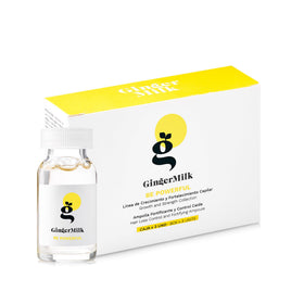 Ginger Milk Hair Growth Ampoule nozzle close-up shows fast-absorbing formula
