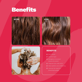 Ginger Milk Natural Care SOS Hair Repair Kit packaging box displays the complete at-home system.