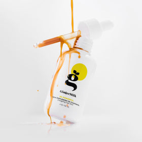 Ginger Milk Natural Care vegan formula badge signals clean, gentle care.