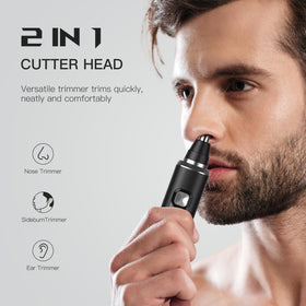 Ginity dual-head trimming for shared use and versatile grooming.