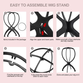Ginogend adjustable-height wig head stand supports various workspace layouts.