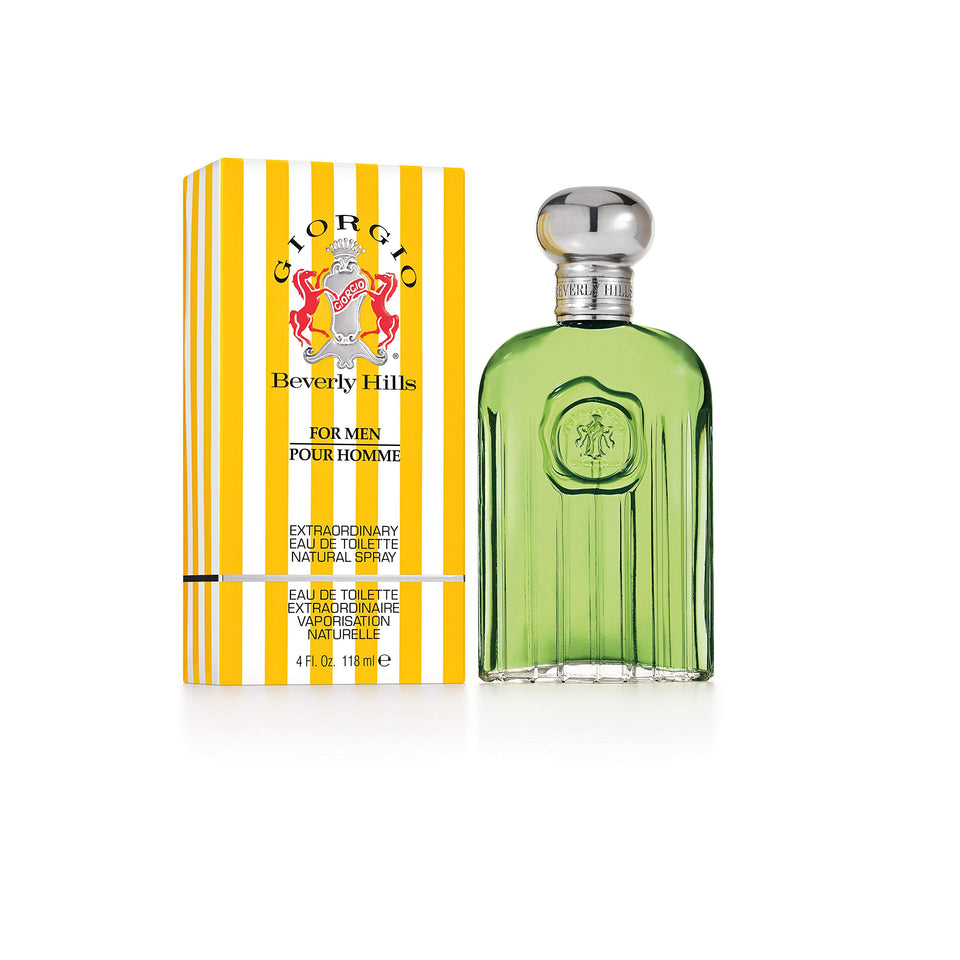 Giorgio Beverly Hills for Men bottle front view, ideal for daily wear.