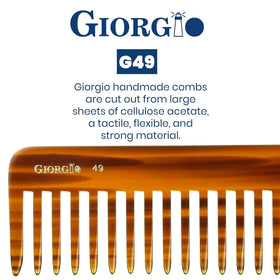 Giorgio G49 detangling tool for wet and dry hair in the shower