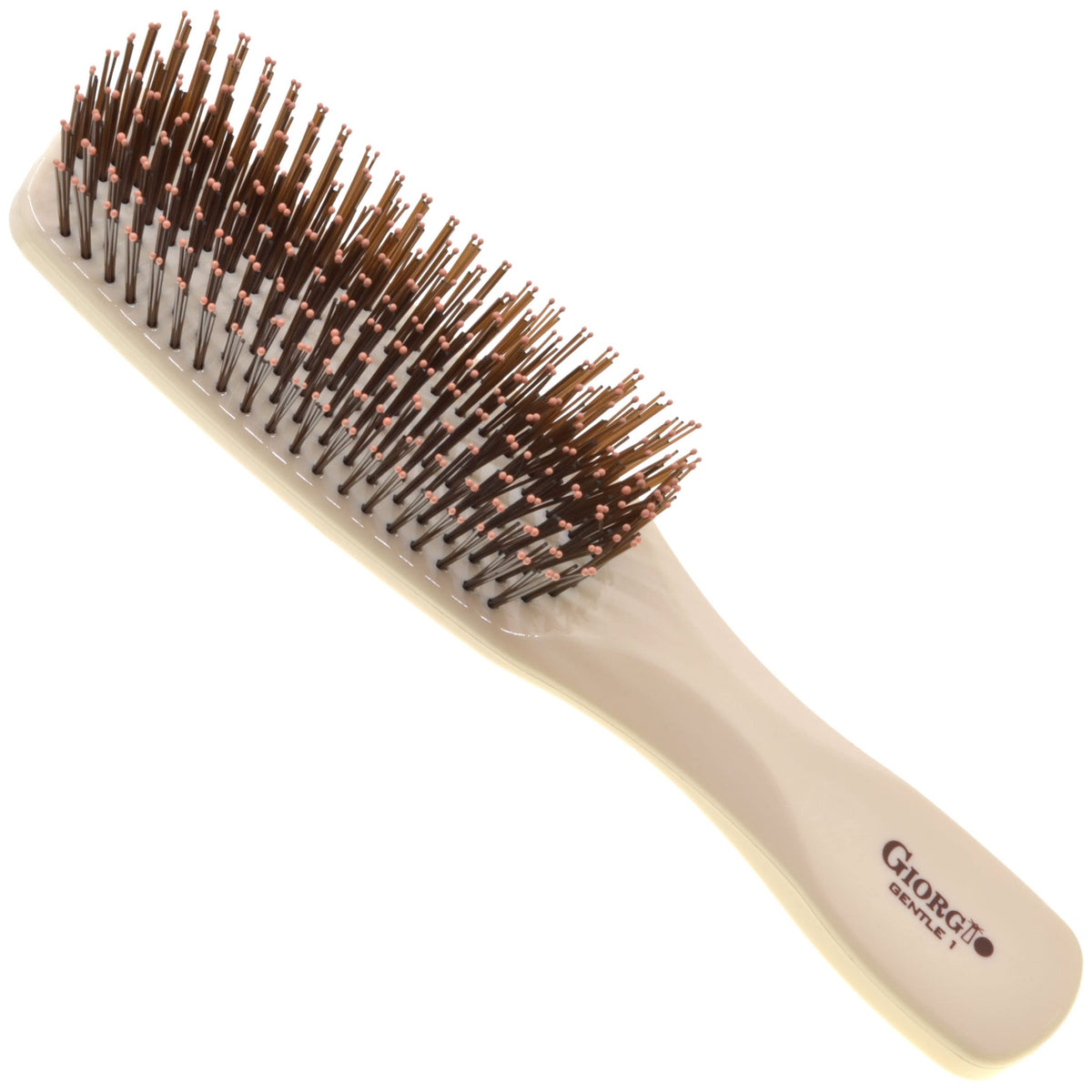 Giorgio Gentle full-size ivory brush for detangling and scalp care.