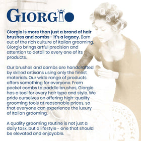 Giorgio Gentle compact travel brush fits in bags.