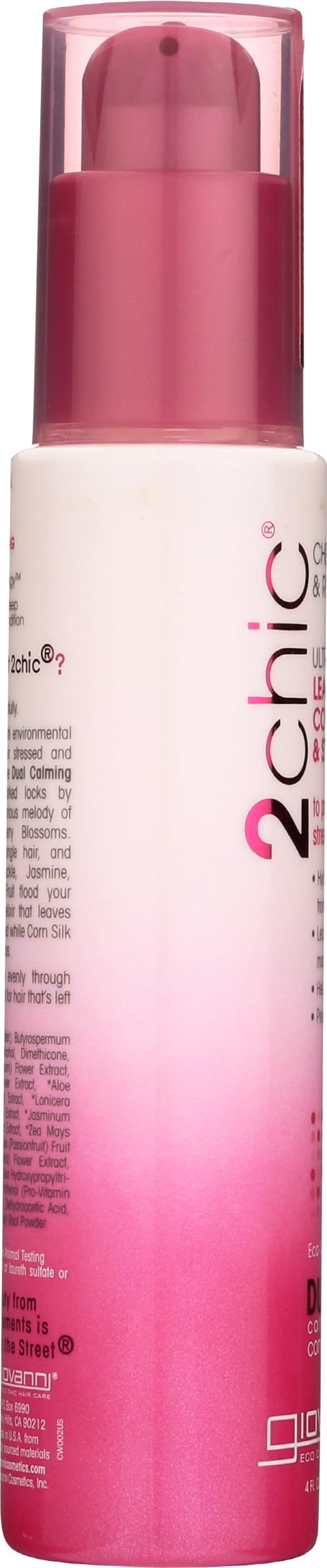 GIOVANNI 2chic leave-in elixir color-treated hair benefits nourishment