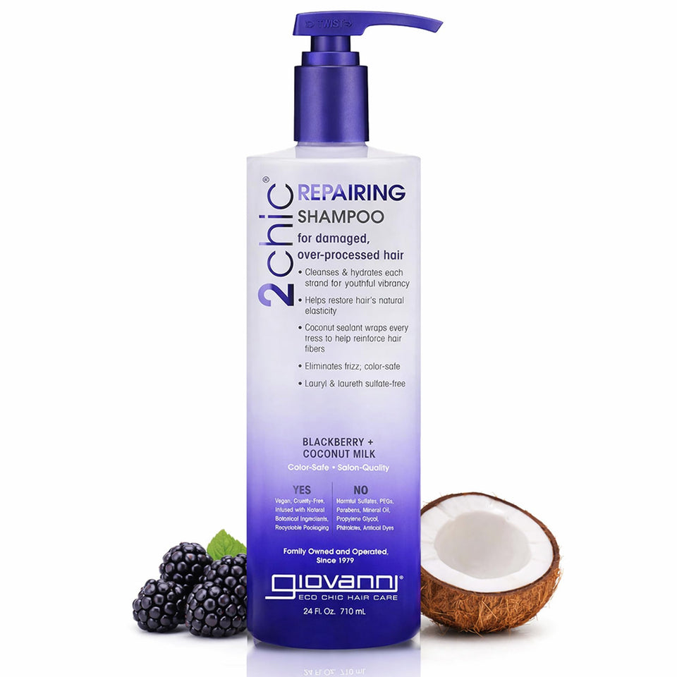 GIOVANNI 2chic Ultra-Repairing Shampoo for damaged hair nourishes from root to tip