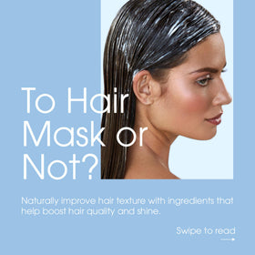 Application of Giovanni Biotin & Collagen Hair Mask for smooth detangling