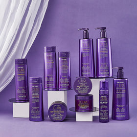 Color-safe formula protects treated hair while maintaining shine.