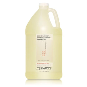 Giovanni Eco Chic 50:50 hydrating shampoo bottle showing balanced moisture for daily use