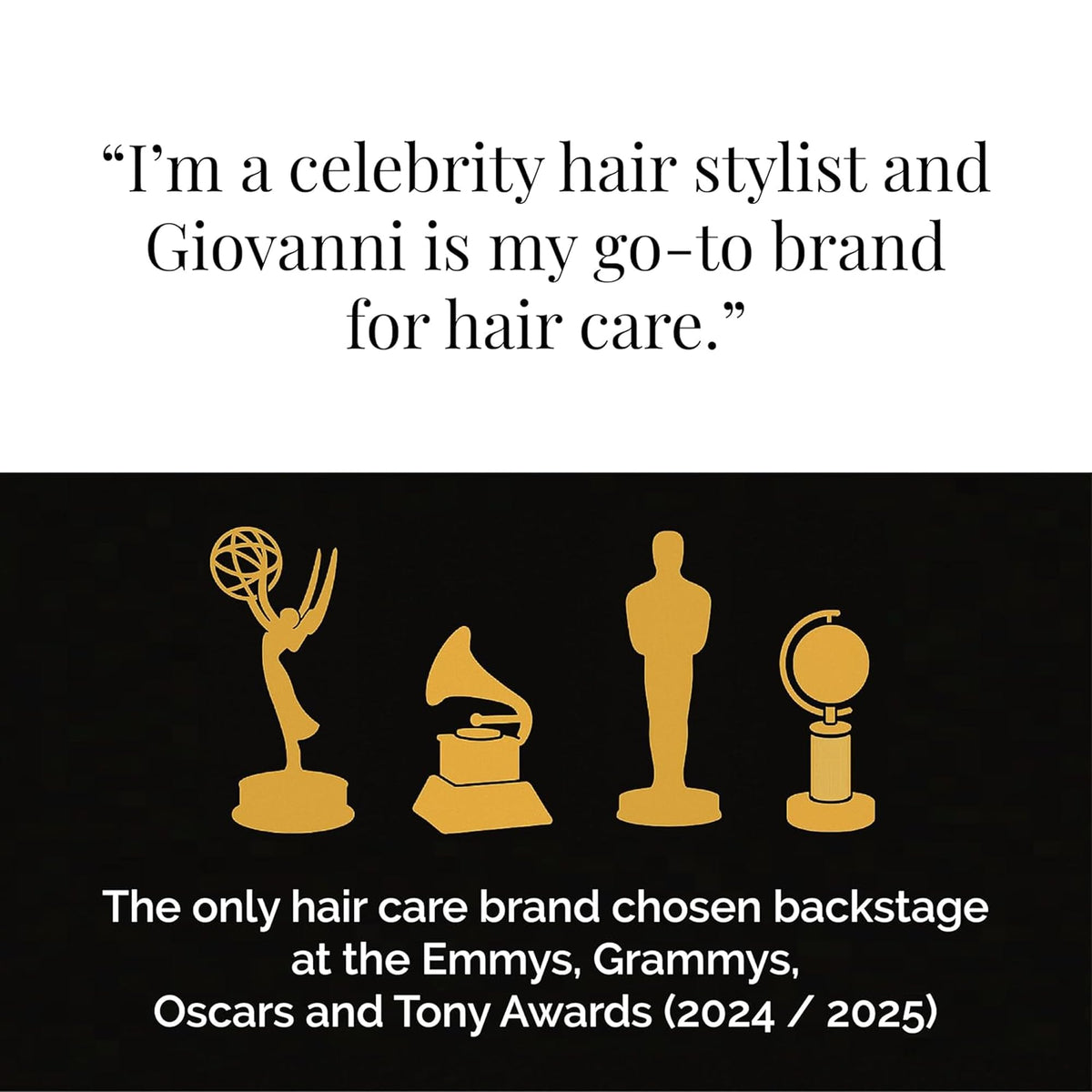 GIOVANNI Eco Chic Frizz Be Gone adds shine and frizz-free smoothness