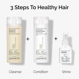 Display of 8.5 oz shampoo and 8.5 oz conditioner in the set.