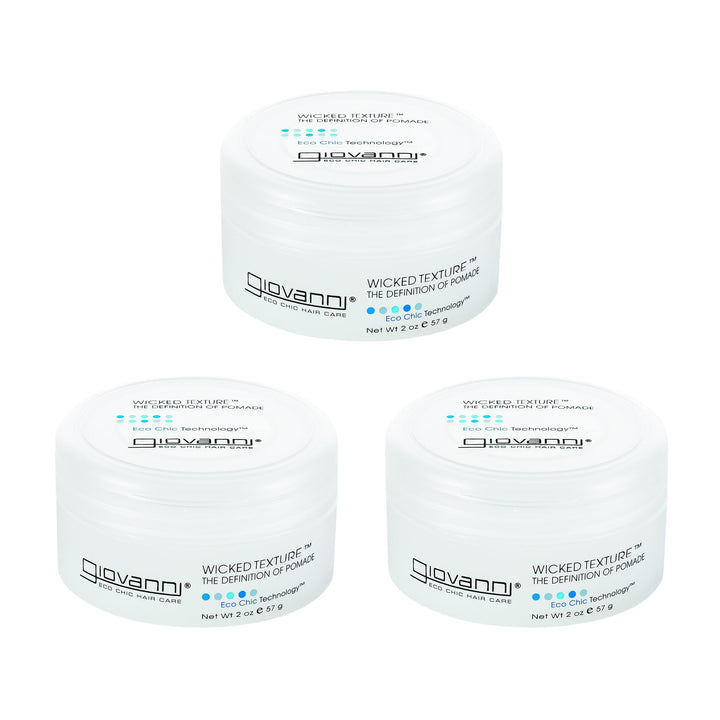Giovanni Wicked Texture pomade jar for defined style and easy washout.
