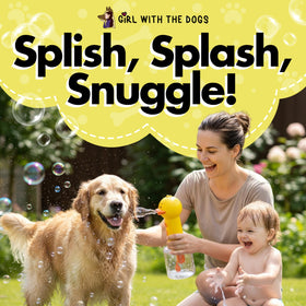 Eco-friendly multi-use foam dispenser from Girl With The Dogs for soap and shampoo.
