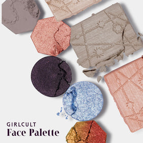 GIRLCULT all-in-one makeup palette bronzer adds warmth and subtle sculpting on the go