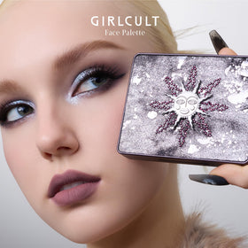GIRLCULT all-in-one palette compact design supports easy touch-ups anywhere